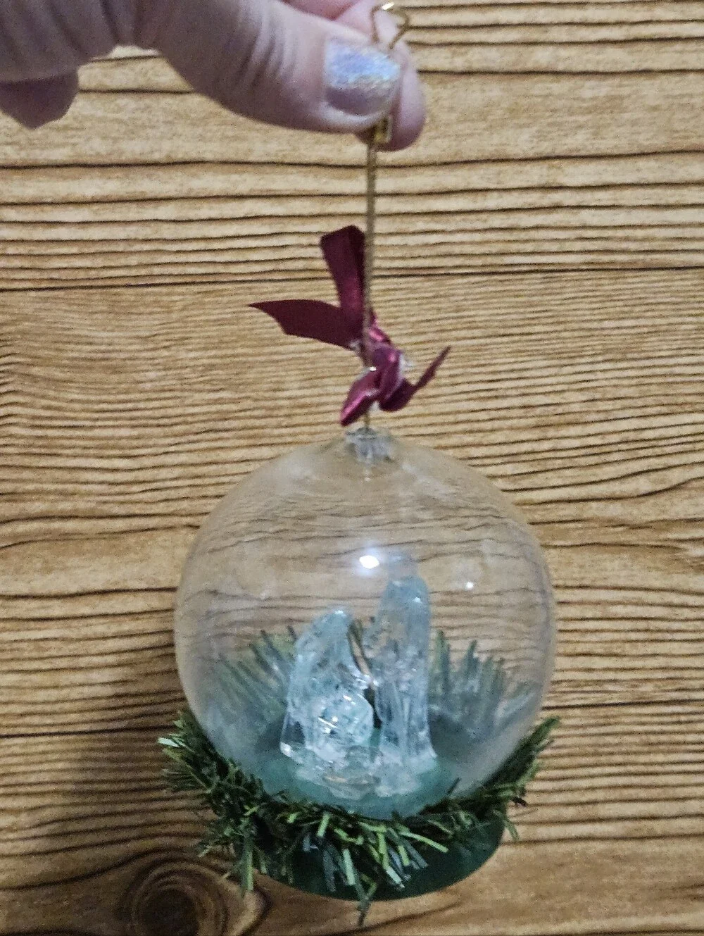 Vintage Lincolnshire Nativity ornament